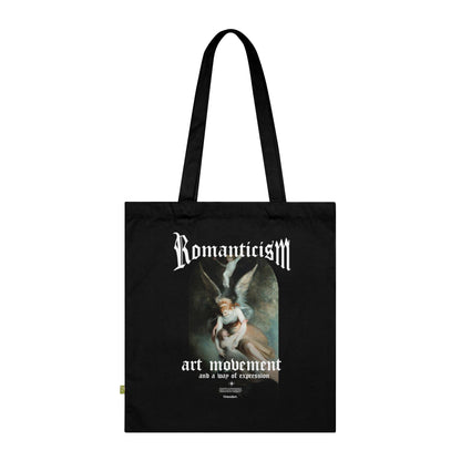 Romanticism Tote bag - Art movement Organic Cotton black tote bag - Aesthetic vintage bag