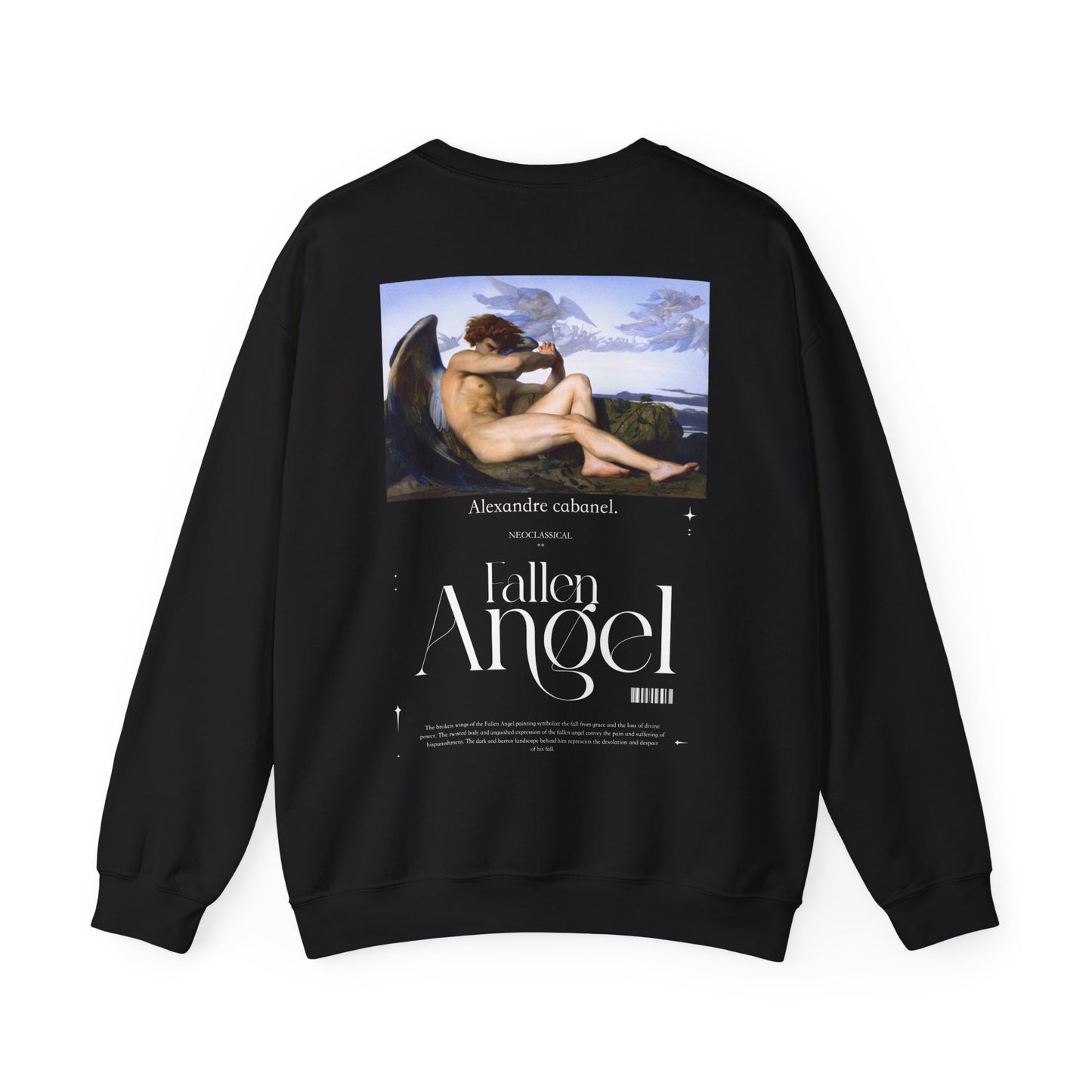 Fallen Angel Sweatshirt - Alexandre Cabanel