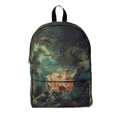 Fragonard Backpack - The Swing Art backpack - Rococo art movement shoulder bag- Laptop Backpack