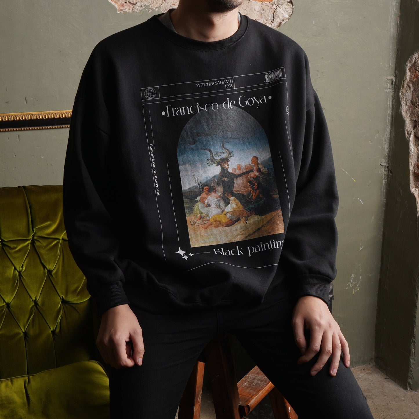 Goya Sweatshirt - Geometry Witches sabbath
