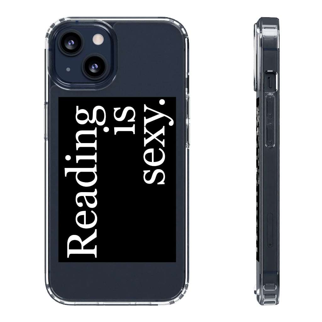 Reading is Sexy Phone Case - Aesthetic Book lover Iphone case - Samsung Case - Art lover tumblr Phone Case - Scratch Resistant Case