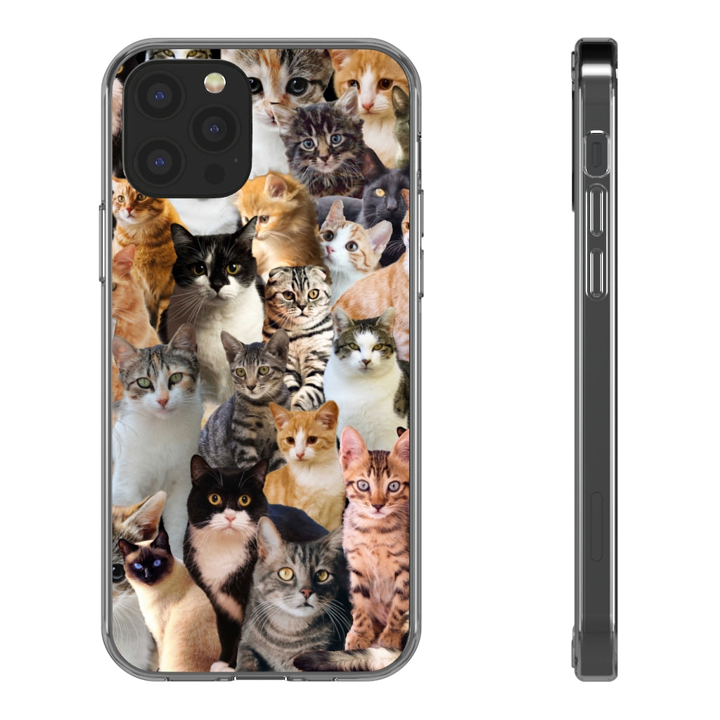 Cat lover Phone Case - Aesthetic Cat Iphone case - Samsung Case - Cat mom tumblr Phone Case - Scratch Resistant Case Cat lover gift