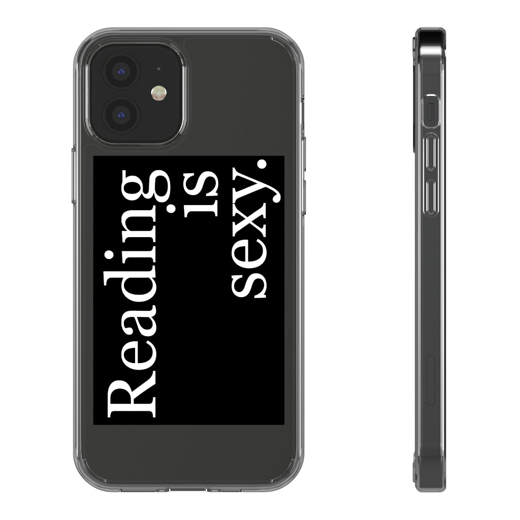 Reading is Sexy Phone Case - Aesthetic Book lover Iphone case - Samsung Case - Art lover tumblr Phone Case - Scratch Resistant Case