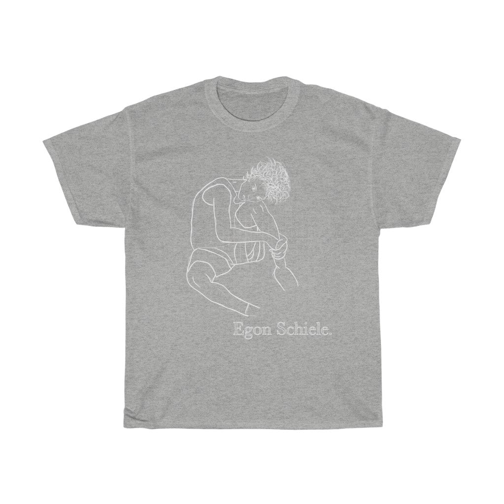 Egon Schiele Shirt  - One line abstract