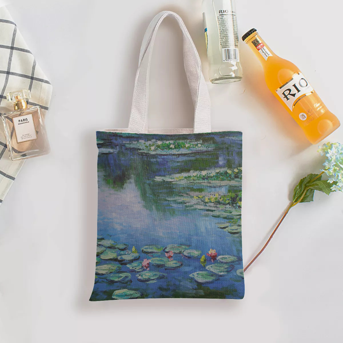 Monet Water Liles - All over tote bag