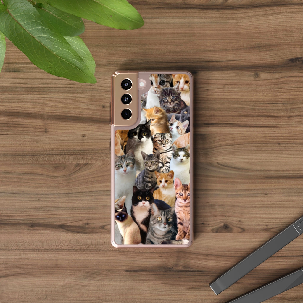 Cat lover Phone Case - Aesthetic Cat Iphone case - Samsung Case - Cat mom tumblr Phone Case - Scratch Resistant Case Cat lover gift