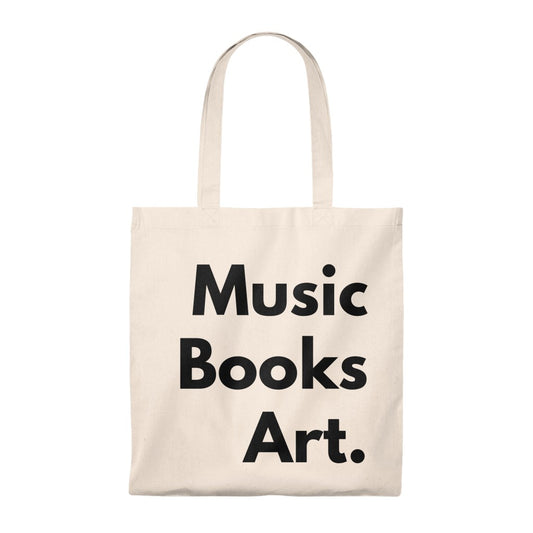 Art Book music tote bag