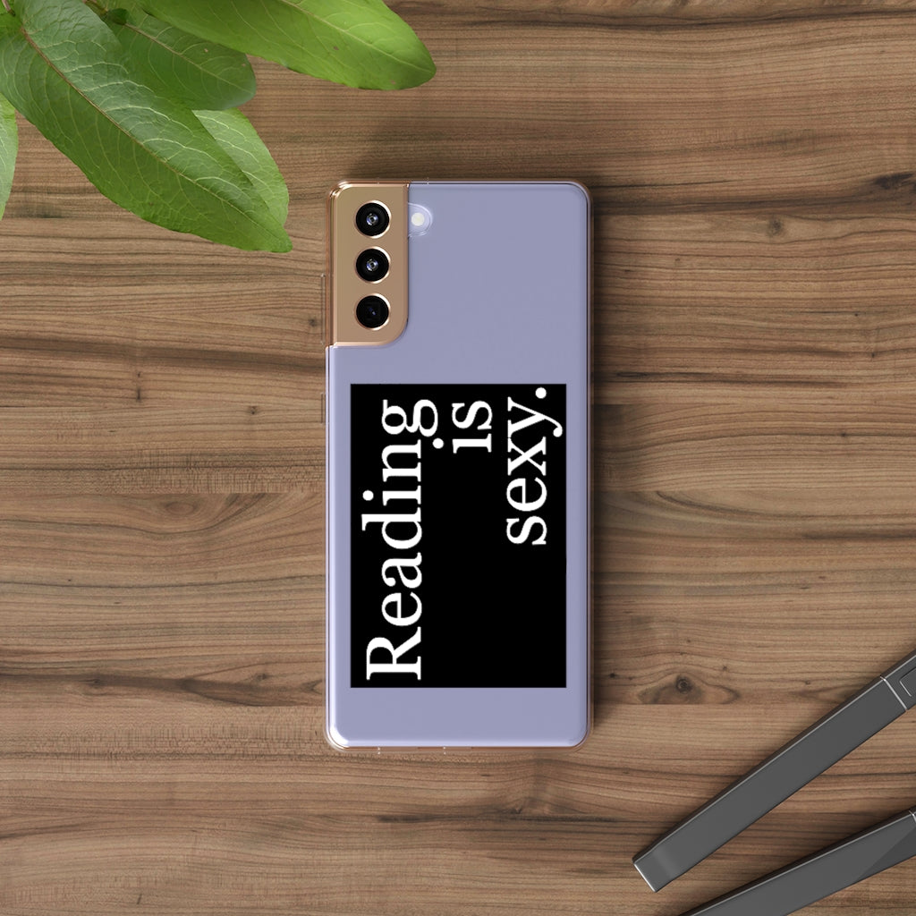 Reading is Sexy Phone Case - Aesthetic Book lover Iphone case - Samsung Case - Art lover tumblr Phone Case - Scratch Resistant Case