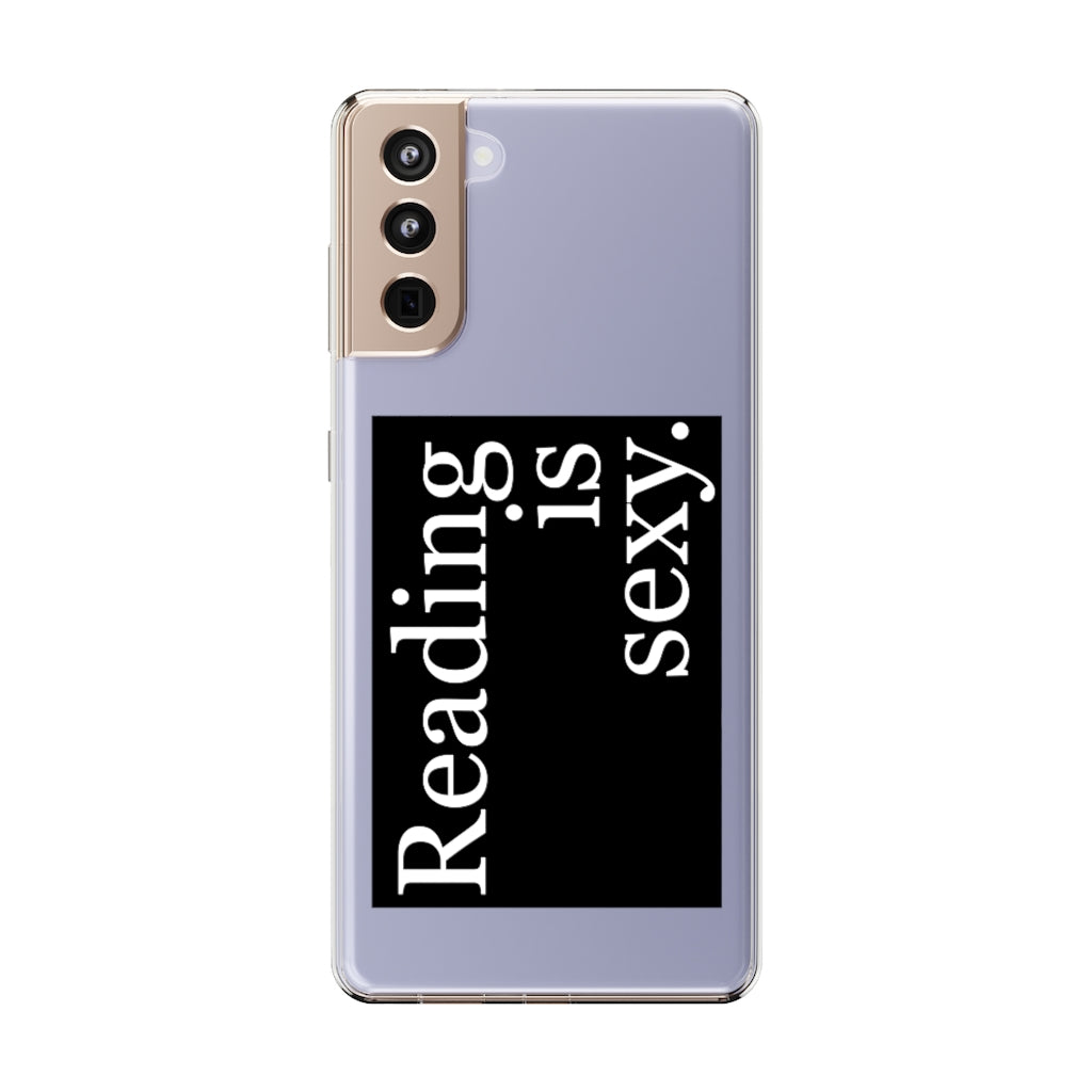 Reading is Sexy Phone Case - Aesthetic Book lover Iphone case - Samsung Case - Art lover tumblr Phone Case - Scratch Resistant Case