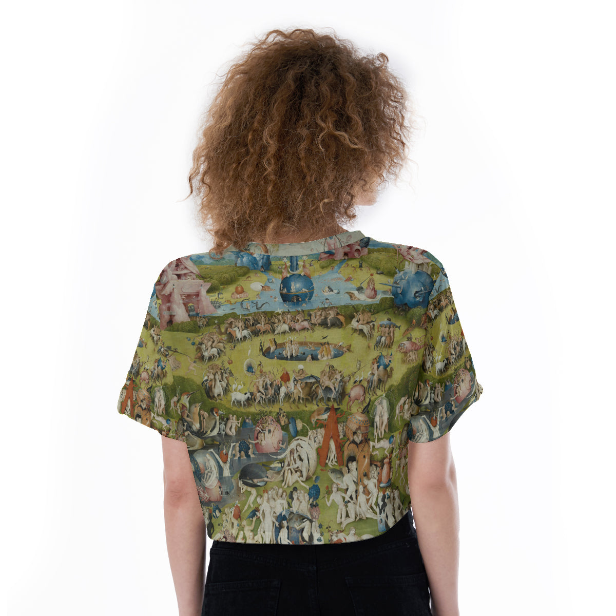 El bosco Shirt - Hieronymuns Bosch Aesthetic Art crop top