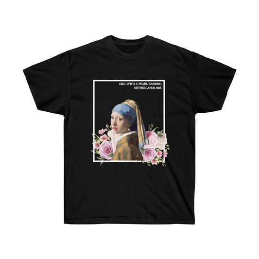 Girl with a Pearl Earring Unisex Shirt - Johannes Vermeer Art Clothes