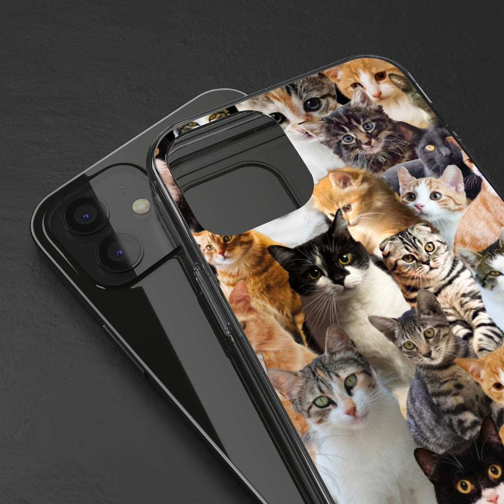 Cat lover Phone Case - Aesthetic Cat Iphone case - Samsung Case - Cat mom tumblr Phone Case - Scratch Resistant Case Cat lover gift