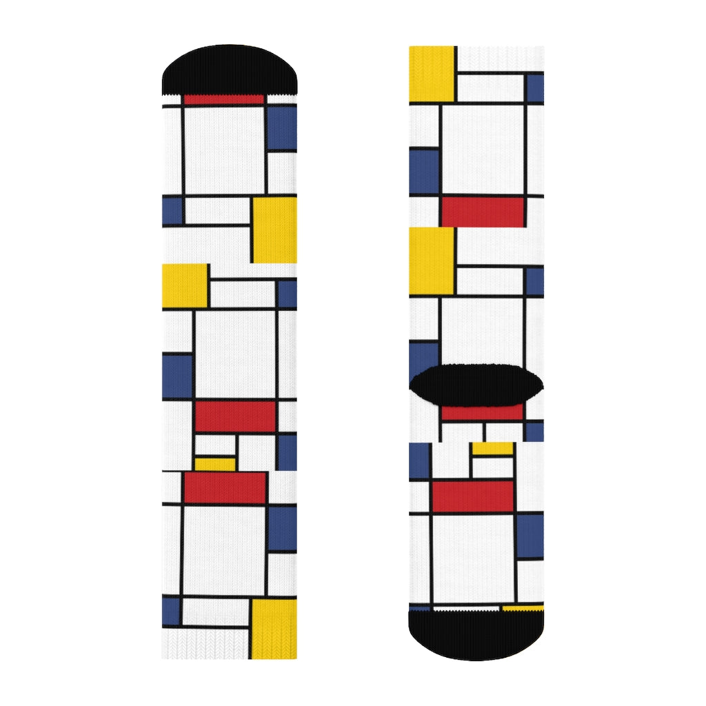 Mondrian composition Socks