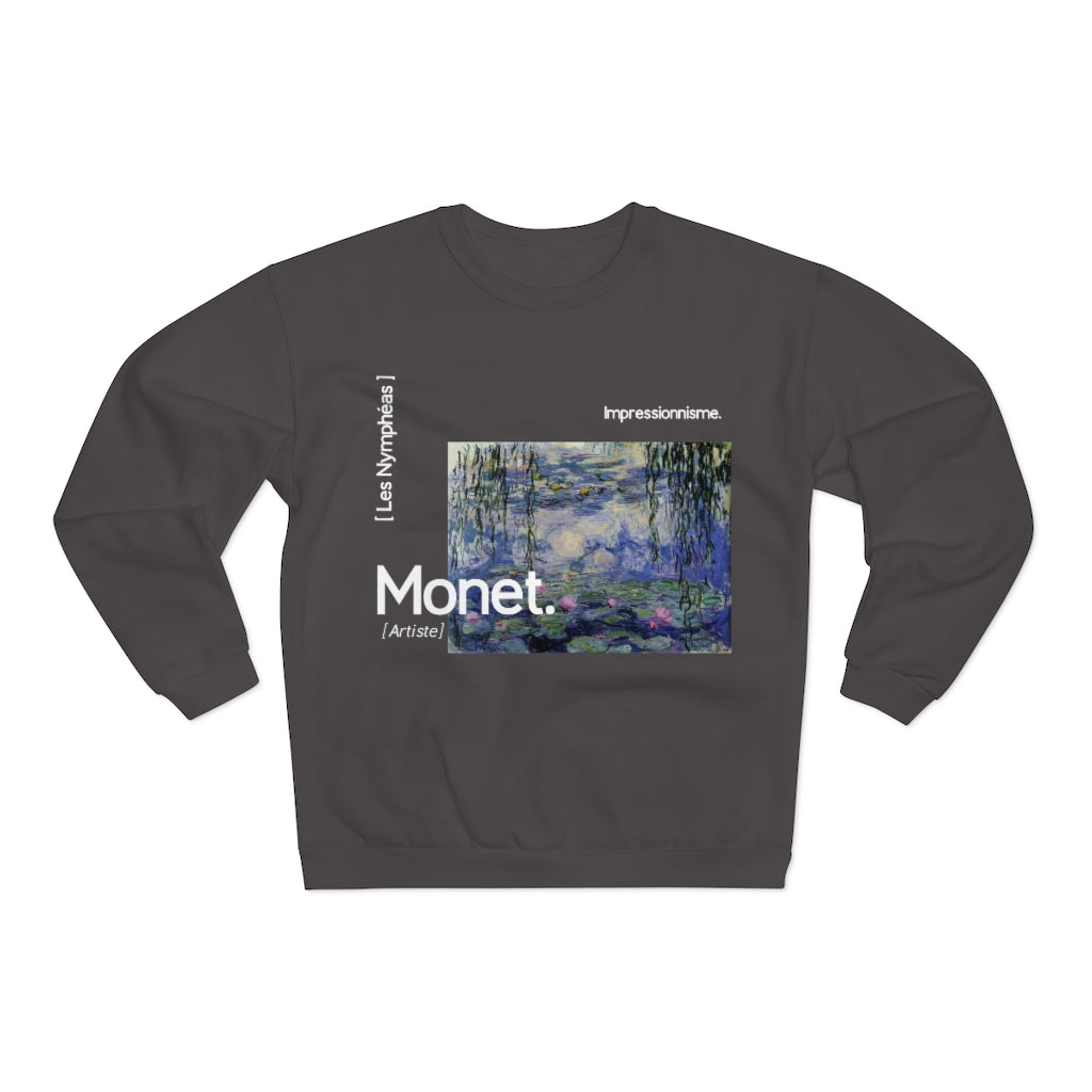 Monet Water Liles Sweatshirt Unisex - Aesthetic Art Hoodie