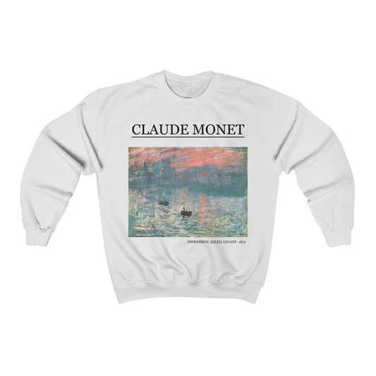 Claude Monet Sweatshirt - Soleil Levant