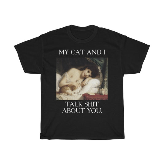 Cat Lover Art Unisex Shirt - Funny Classic Art Aesthetic clothing