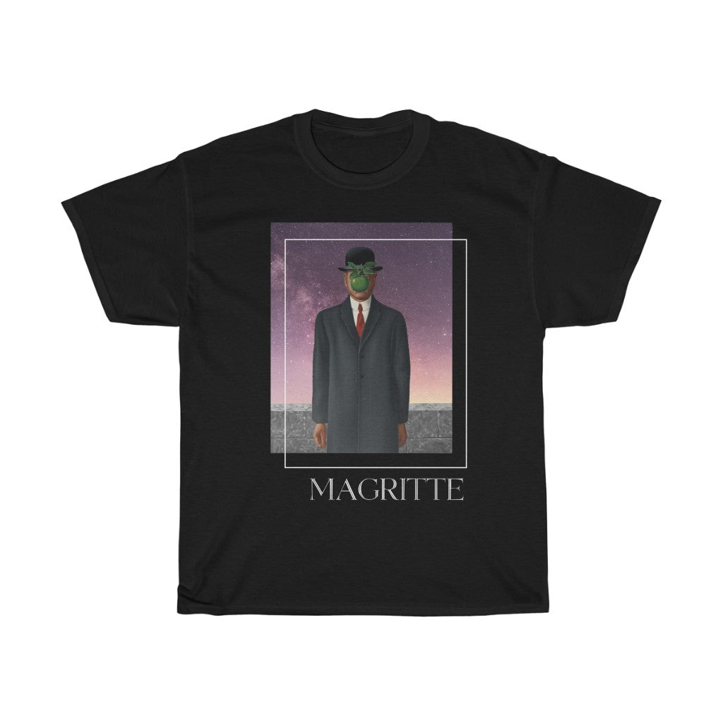 Magritte Shirt - Tribute to Magritte art inspiration Aesthetic Unisex Art Tee