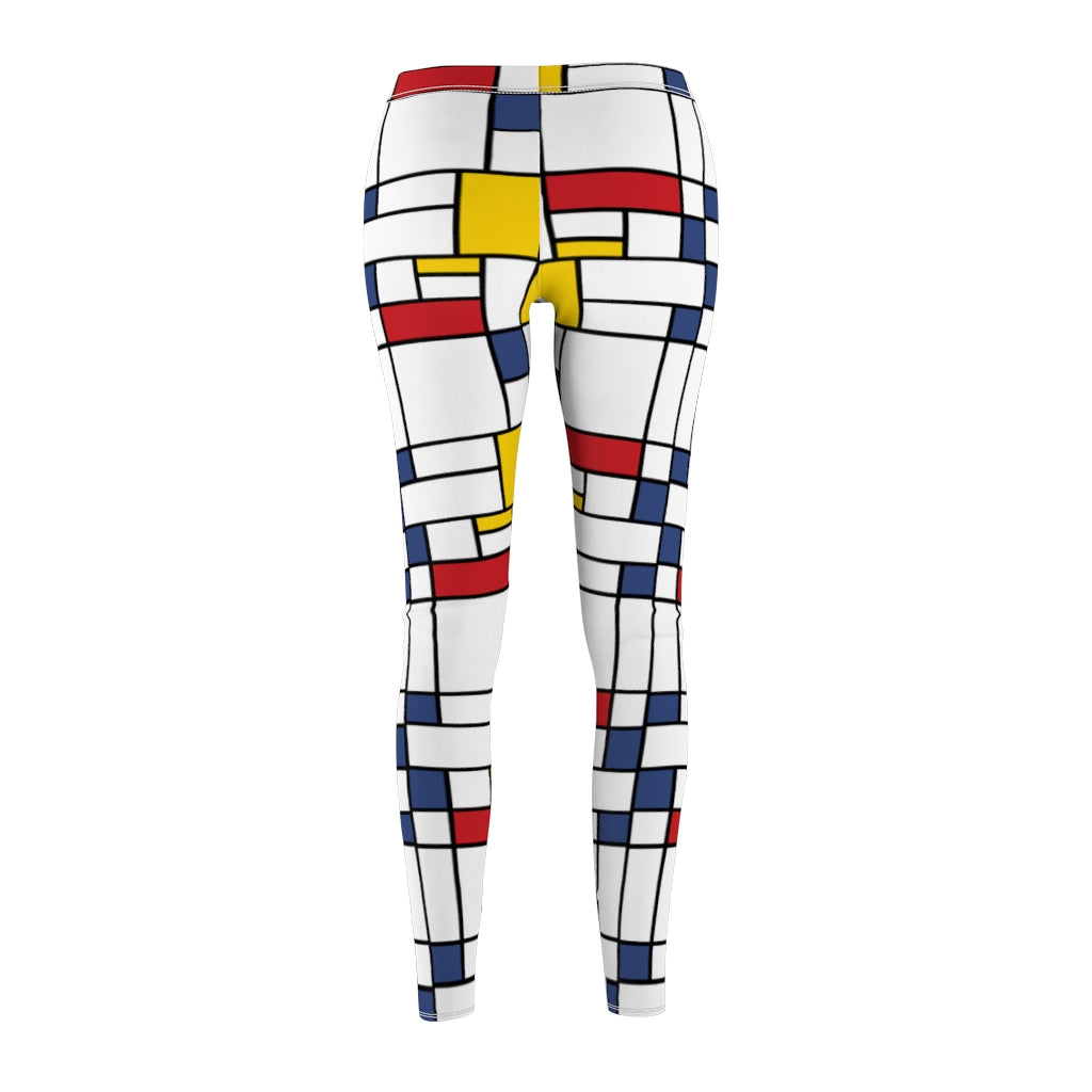 Art Pants - Mondrian Composition Art lover Leggings