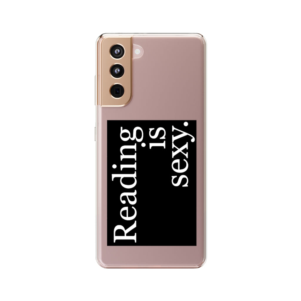 Reading is Sexy Phone Case - Aesthetic Book lover Iphone case - Samsung Case - Art lover tumblr Phone Case - Scratch Resistant Case