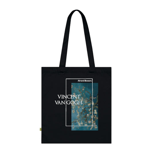Van Gogh black Tote bag - Almond Blossoms
