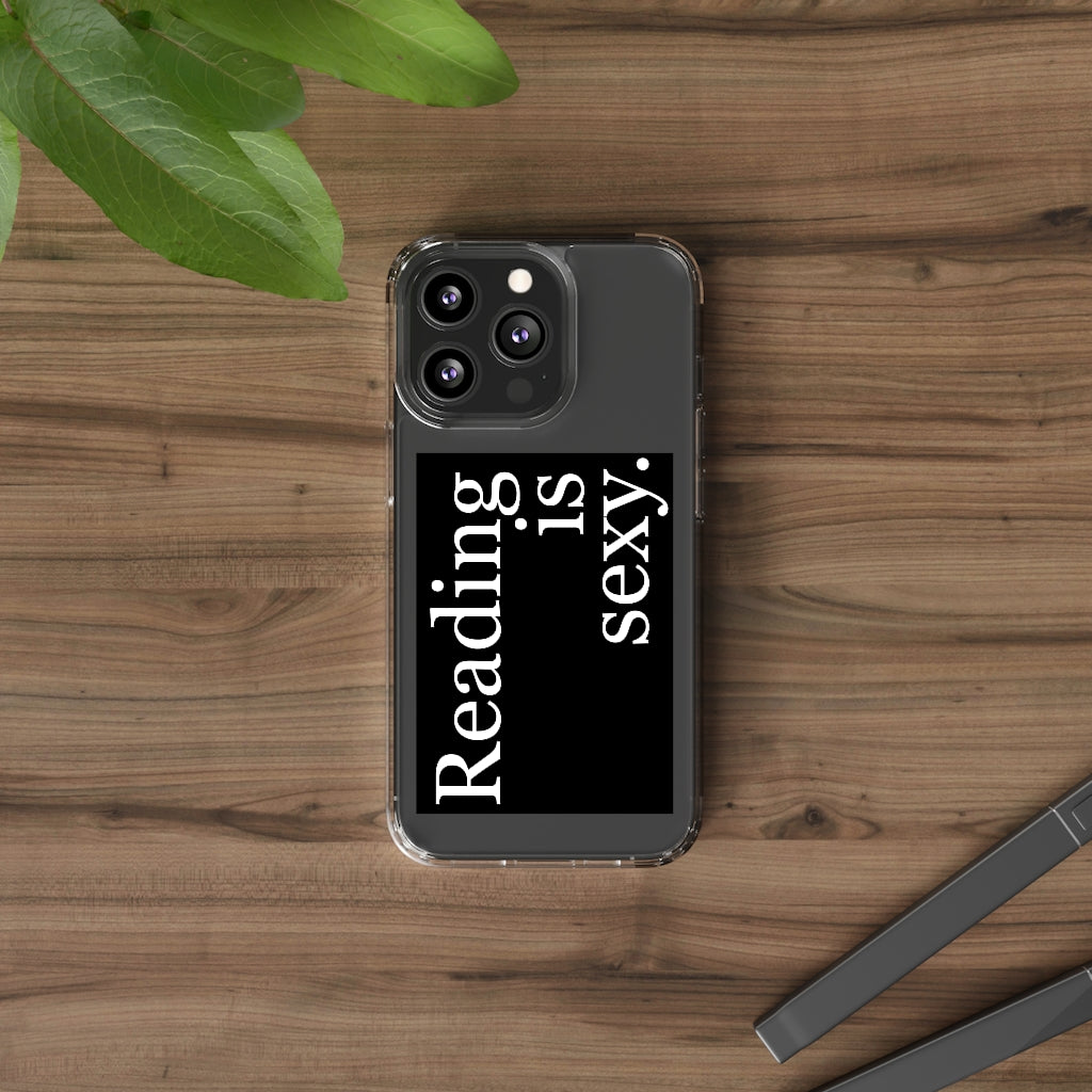 Reading is Sexy Phone Case - Aesthetic Book lover Iphone case - Samsung Case - Art lover tumblr Phone Case - Scratch Resistant Case