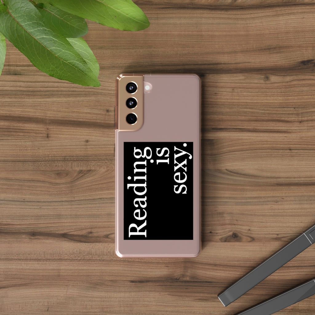 Reading is Sexy Phone Case - Aesthetic Book lover Iphone case - Samsung Case - Art lover tumblr Phone Case - Scratch Resistant Case