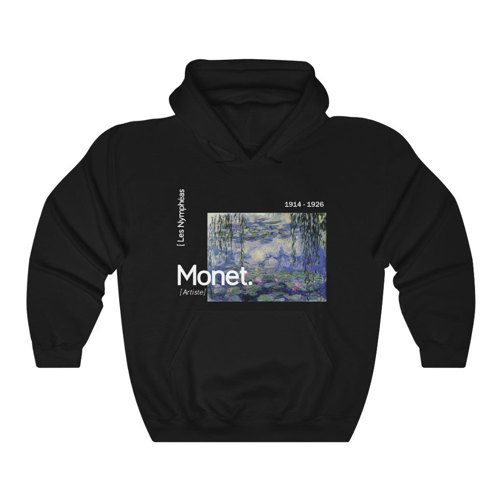 Claude Monet Hoodie Tribute - Water lilies