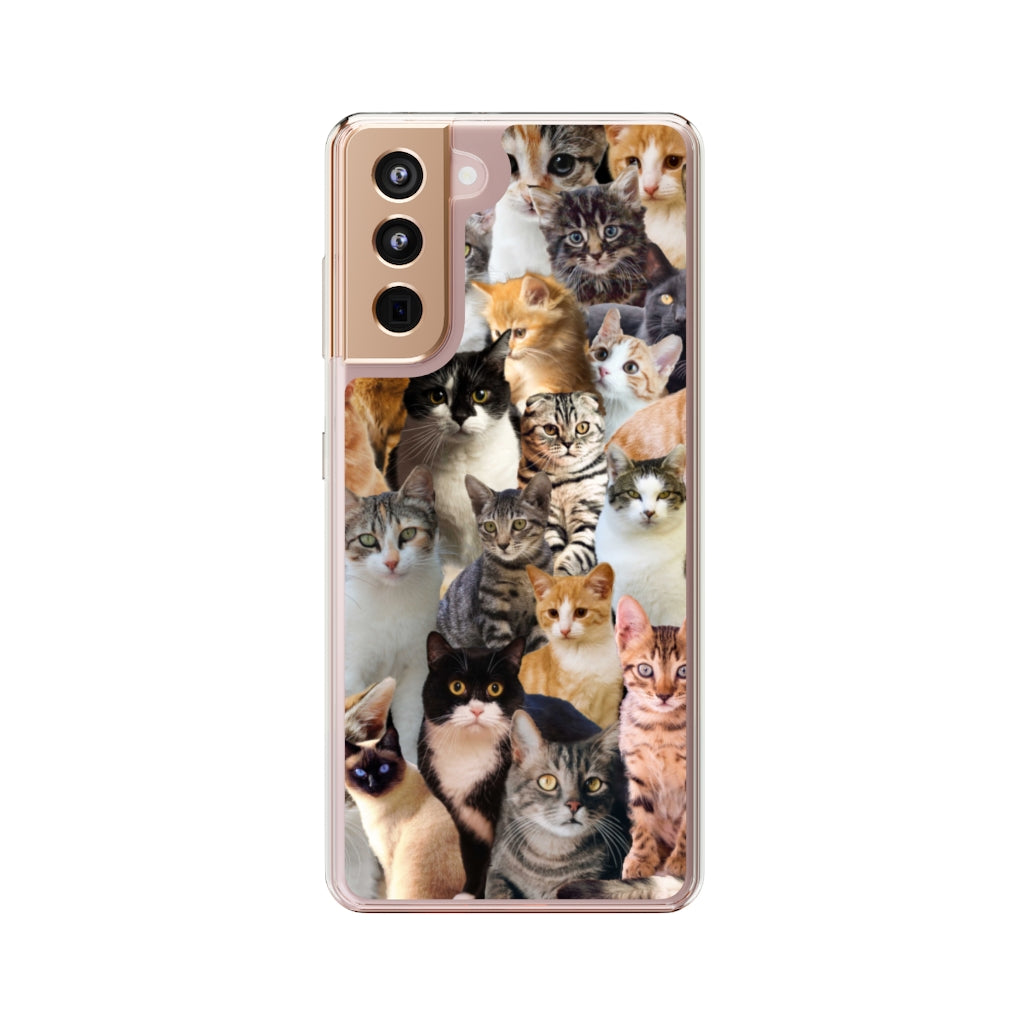 Cat lover Phone Case - Aesthetic Cat Iphone case - Samsung Case - Cat mom tumblr Phone Case - Scratch Resistant Case Cat lover gift