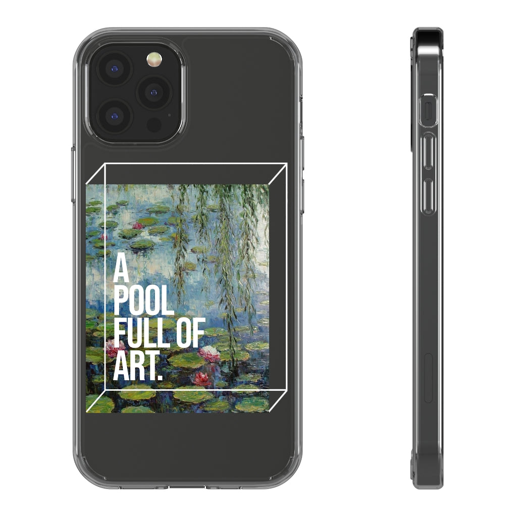 Tribute to Monet Phone Case - Nenúfares Aesthetic Iphone case - Samsung Case - Art lover tumblr Phone Case - Scratch Resistant Case