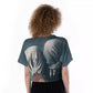 Magritte The lovers - Crop top