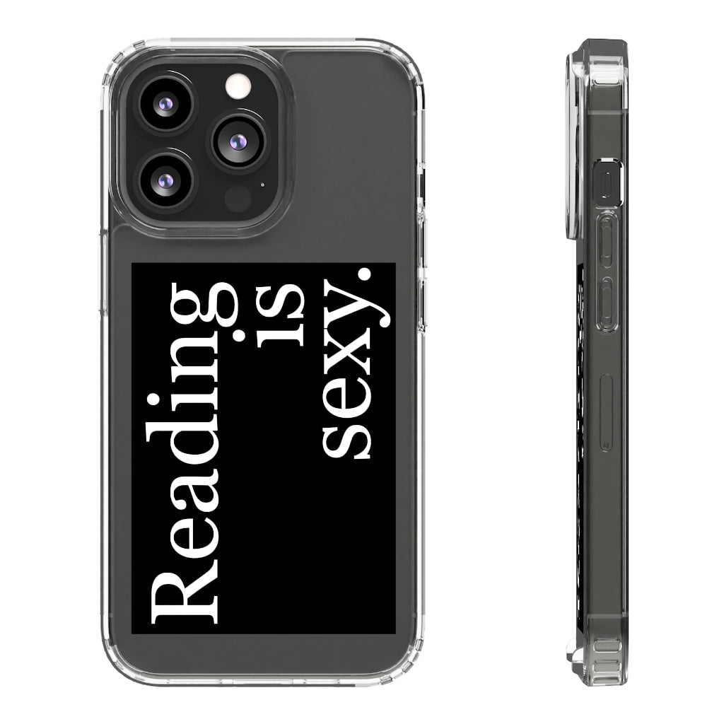 Reading is Sexy Phone Case - Aesthetic Book lover Iphone case - Samsung Case - Art lover tumblr Phone Case - Scratch Resistant Case