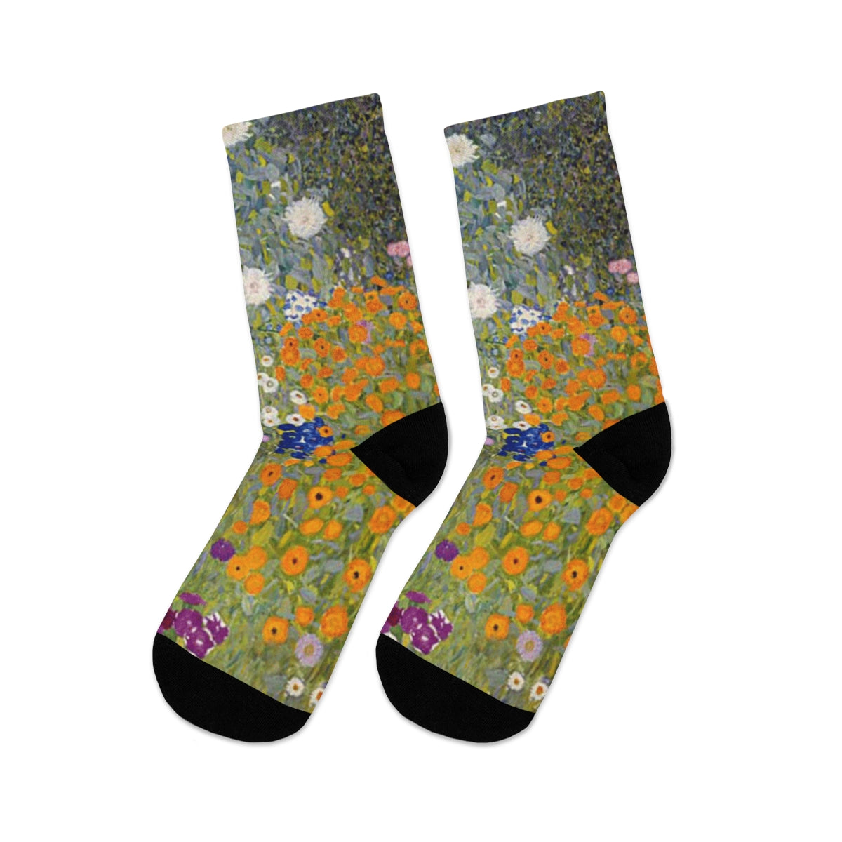 Gustav Klimt Socks - Flower Garden