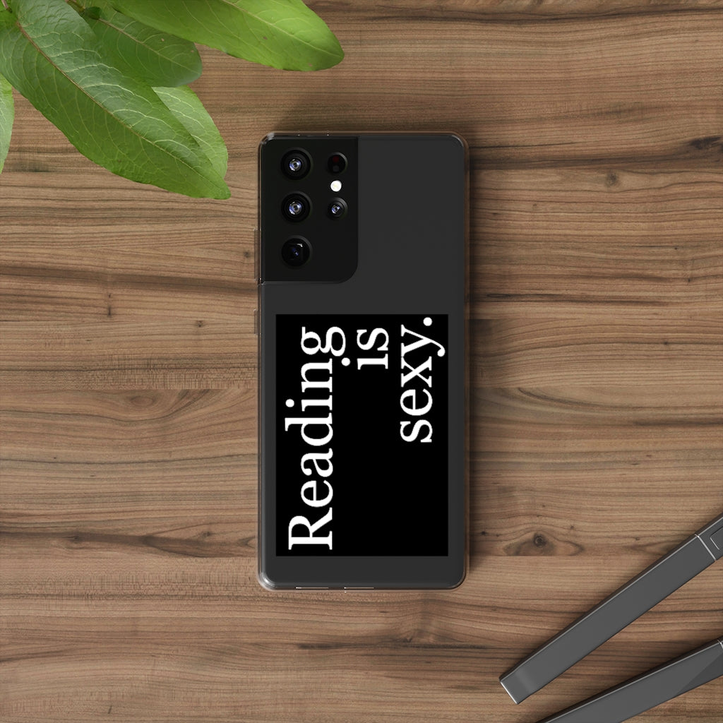 Reading is Sexy Phone Case - Aesthetic Book lover Iphone case - Samsung Case - Art lover tumblr Phone Case - Scratch Resistant Case