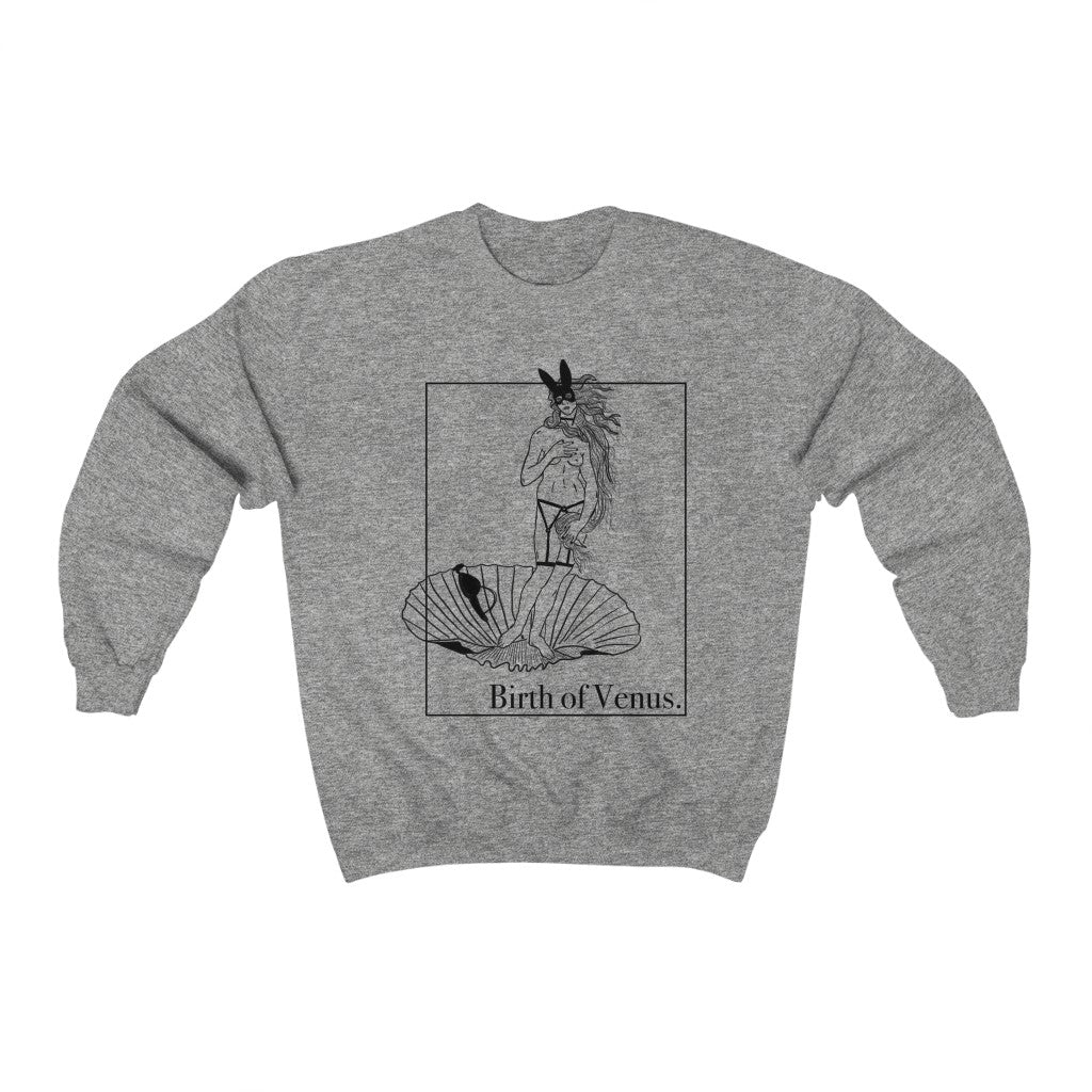 Birth of Venus Sweatshirt - Afrodita venus illustration bdsm aesthetic art hoodie Unisex