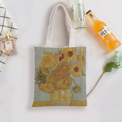 Van gogh Sunflowers - All over tote bag