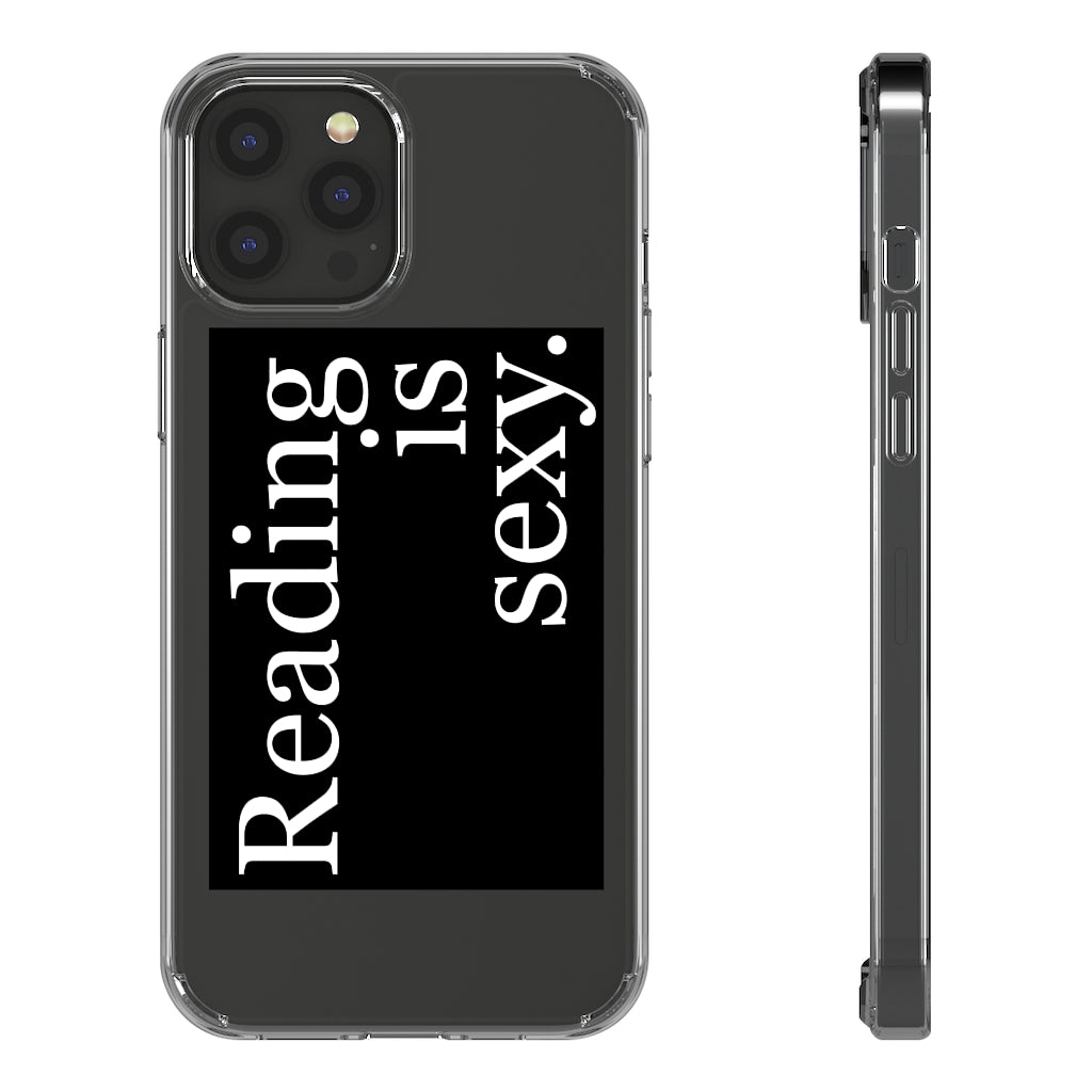 Reading is Sexy Phone Case - Aesthetic Book lover Iphone case - Samsung Case - Art lover tumblr Phone Case - Scratch Resistant Case