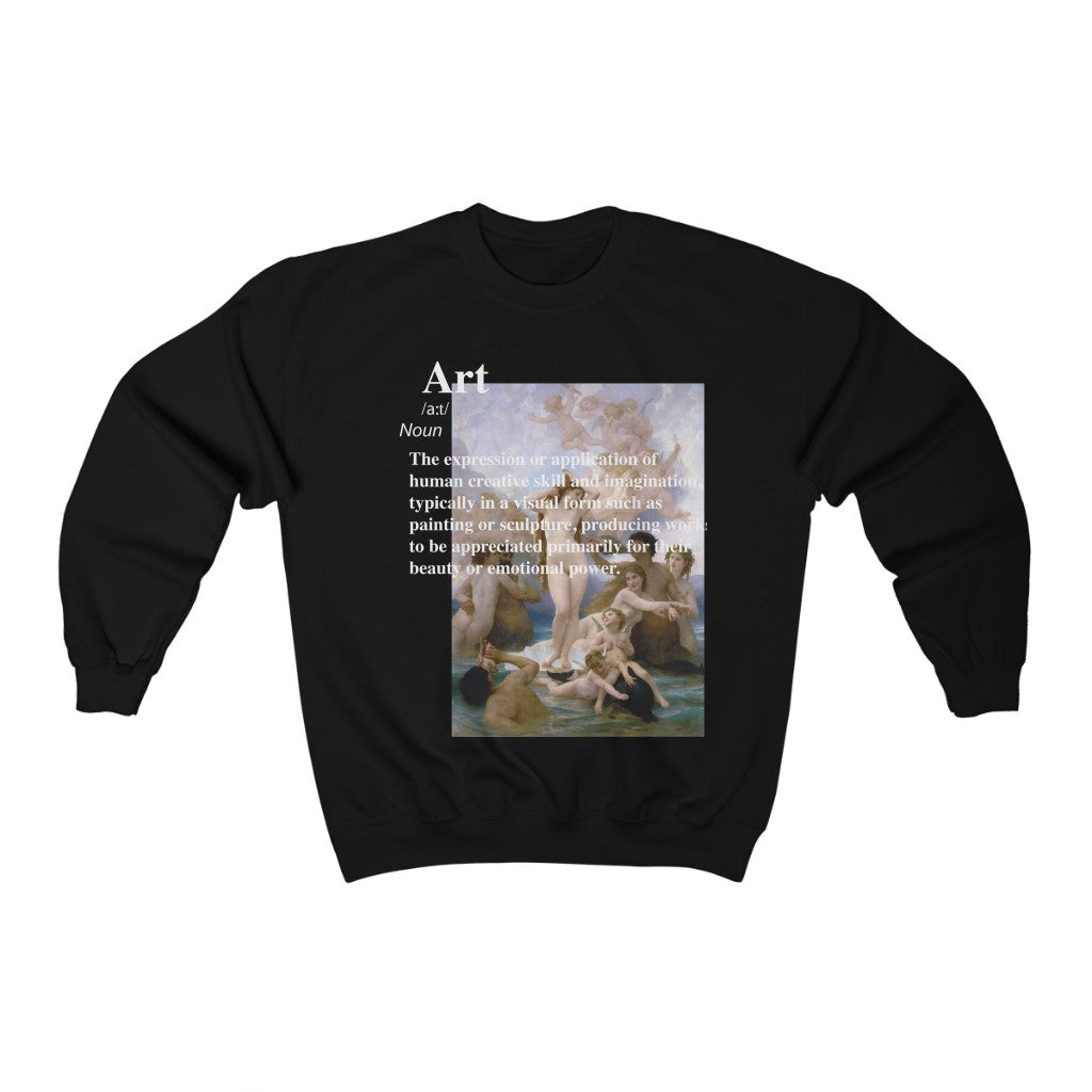 Birth of Venus Sweatshirt - William Adolphe Bouguereau