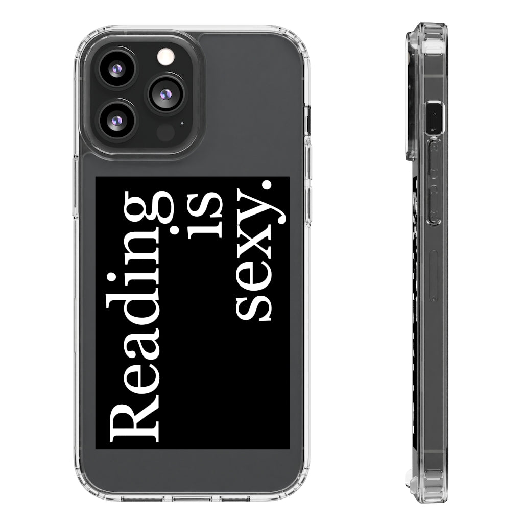 Reading is Sexy Phone Case - Aesthetic Book lover Iphone case - Samsung Case - Art lover tumblr Phone Case - Scratch Resistant Case