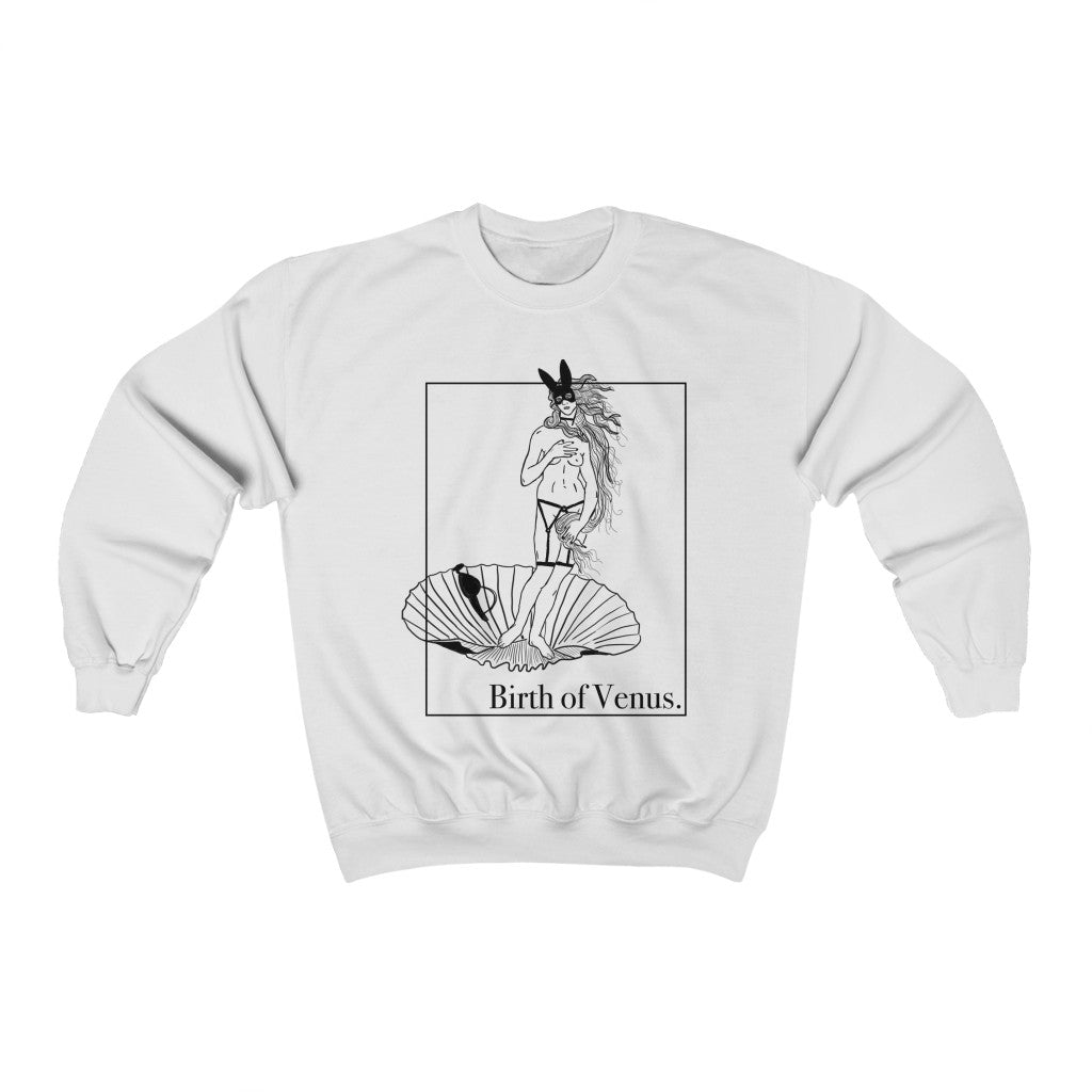 Birth of Venus Sweatshirt - Afrodita venus illustration bdsm aesthetic art hoodie Unisex