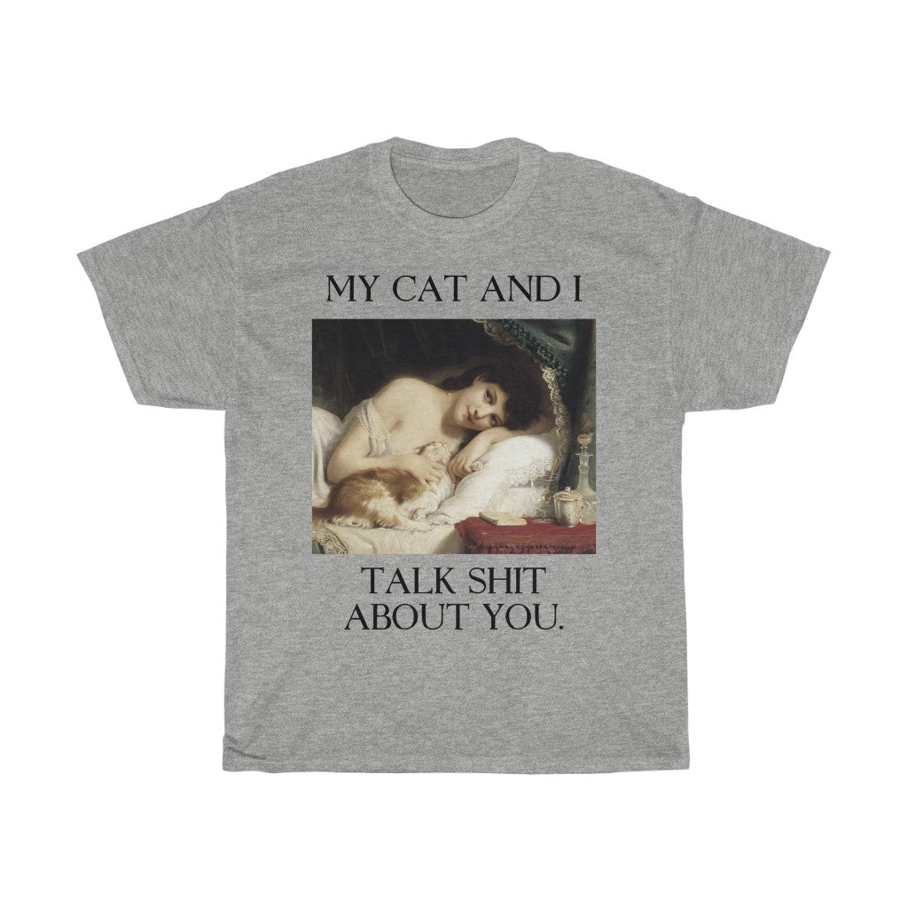 Cat Lover Art Unisex Shirt - Funny Classic Art Aesthetic clothing