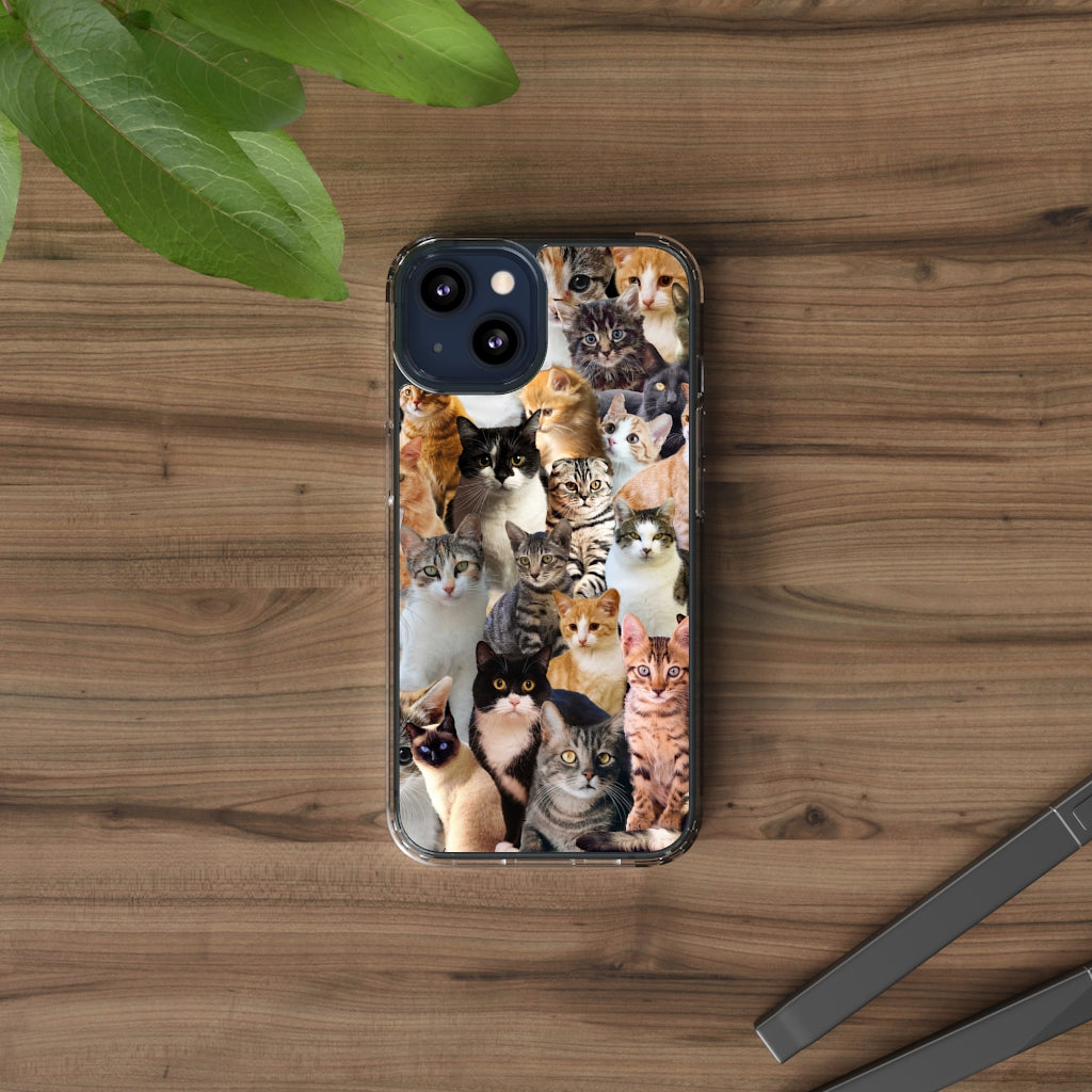 Cat lover Phone Case - Aesthetic Cat Iphone case - Samsung Case - Cat mom tumblr Phone Case - Scratch Resistant Case Cat lover gift