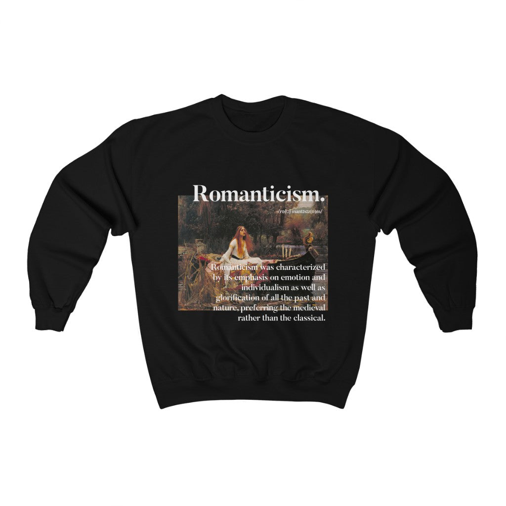 The lady of Shalott Sweatshirt Unisex- John William Waterhouse Romanticism Art