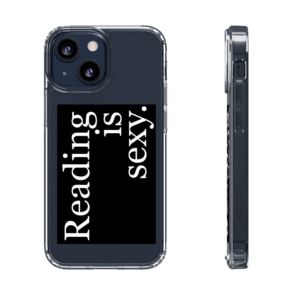 Reading is Sexy Phone Case - Aesthetic Book lover Iphone case - Samsung Case - Art lover tumblr Phone Case - Scratch Resistant Case