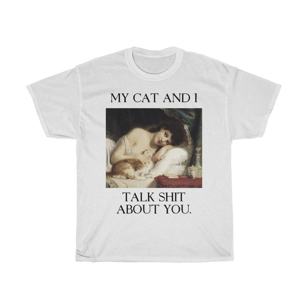 Cat Lover Art Unisex Shirt - Funny Classic Art Aesthetic clothing