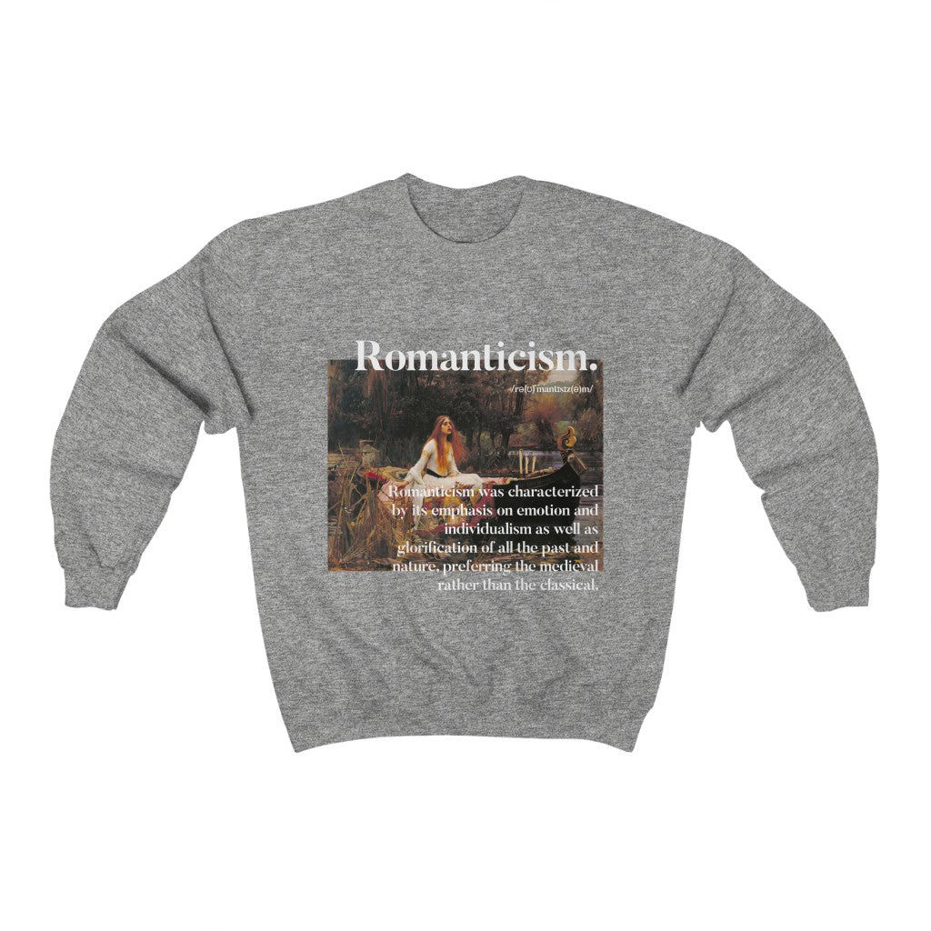 The lady of Shalott Sweatshirt Unisex- John William Waterhouse Romanticism Art