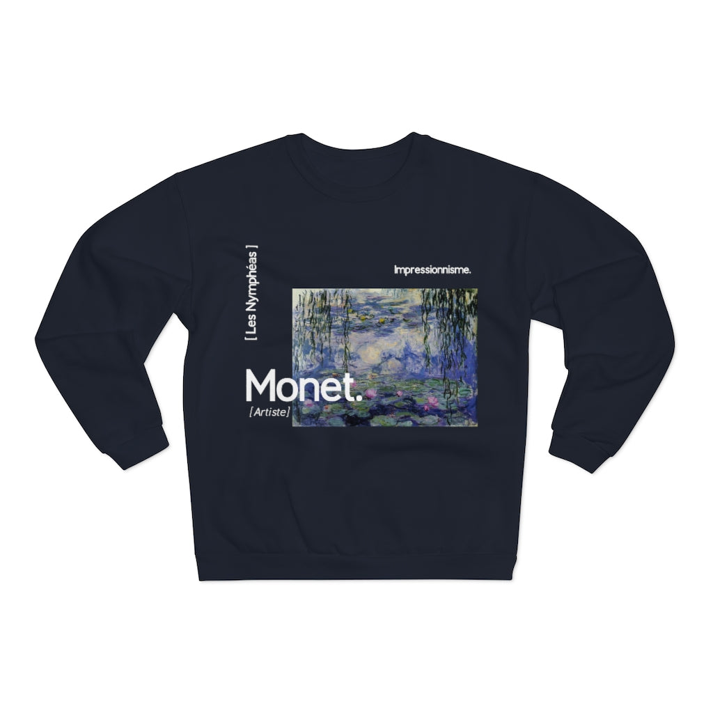 Monet Water Liles Sweatshirt Unisex - Aesthetic Art Hoodie