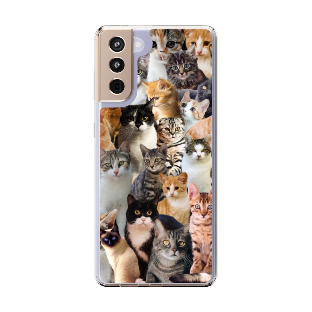 Cat lover Phone Case - Aesthetic Cat Iphone case - Samsung Case - Cat mom tumblr Phone Case - Scratch Resistant Case Cat lover gift