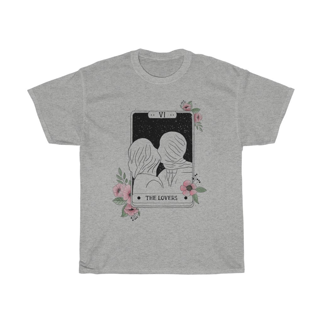 The Lovers Tarot Shirt - Tribute to Magritte