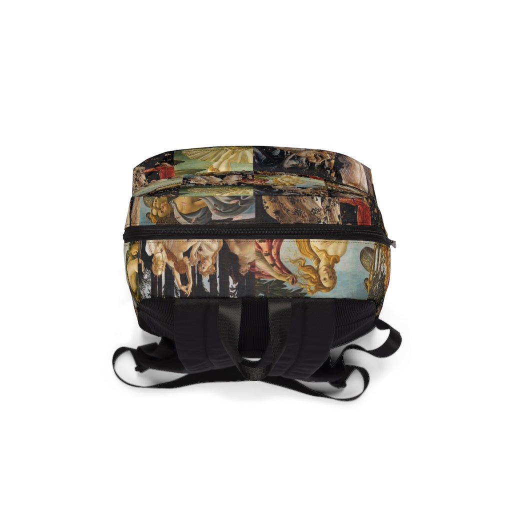 Botticelli Backpack - Renaissance Collage