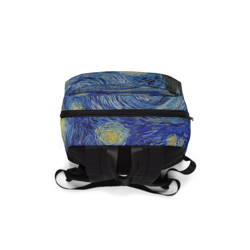 The Starry Night Vincent Van Gogh Backpack by Design & Art